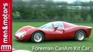 Richard hammond drives the foreman canam kit car.