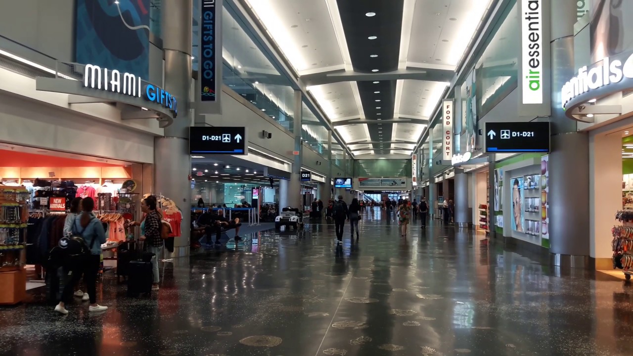MIAMI INTERNATIONAL AIRPORT 2019 TERMINAL D (INTERIOR) YouTube MIAMI INTERNATIONAL AIRPORT 2019 TERMINAL D (INTERIOR) YouTube