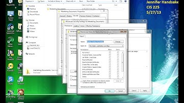 Managing File and Folder permissions