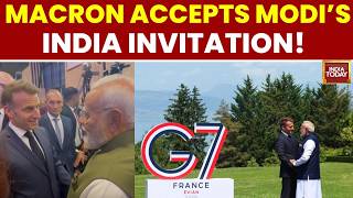 G7 Summit: French President Bids Warm Farewell to Indian Prime Minister After High-Profile Visit