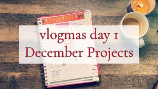 WELCOME TO VLOGMAS 2025 || DECEMBER PROJECTS || POWERSHEETS GOAL PLANNER