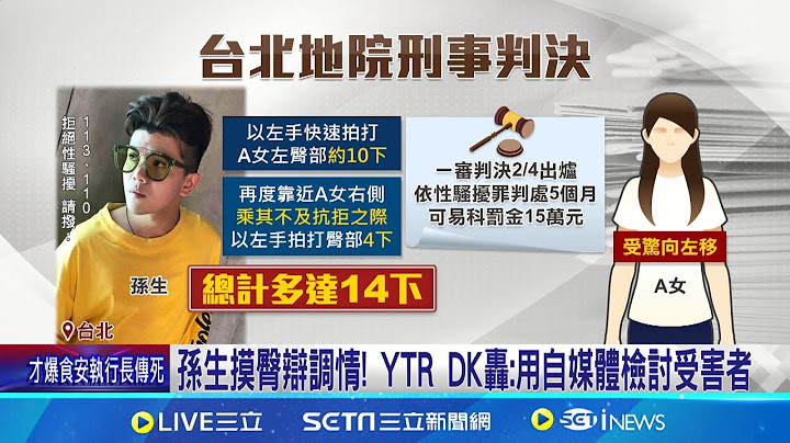 孫生摸臀還幫腔! 酷炫鞠躬道歉:踢到鐵板才學乖 孫生"摸臀辯調情"遭打臉! YTR DK轟:抹黑受害者│記者 王培驊 李汶諭 │娛樂星世界2024│三立新聞台