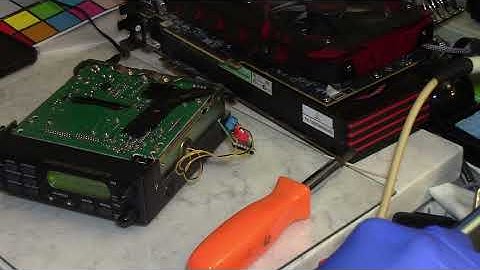 Uniden Bearcat BCT-7 Memory Backup Battery (Super Capacitor) Location, W/ Trans