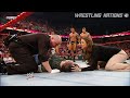 Shane and stephanie destroyed by randy orton wwe raw