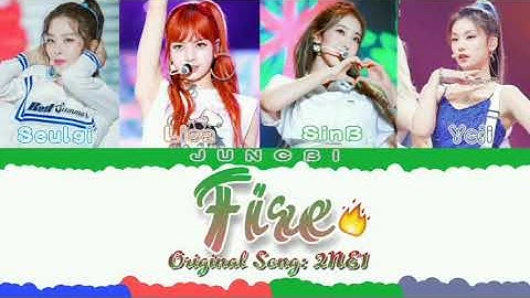 How would MainDancer RedVelvet Blackpink Gfriend & Itzy Sing 2ne1 Lyrics Color Coded