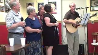 Video thumbnail of "Just a Little Closer Home (cover) Solid Rock Gospel Quartet, CJ's Barbecue, Cleveland NC"