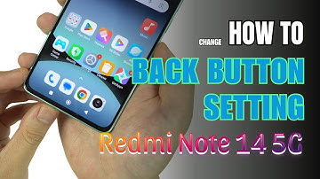 How to enable Back button setting on Redmi Note 14 5G