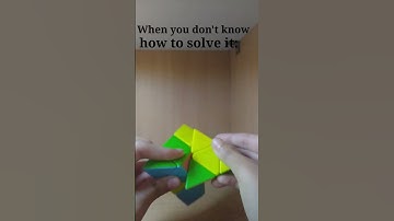 Has this ever happened to you?♡‿♡💕like plz #ytshort #pyraminx #rubikcube #funnyvideo #Cubyànuja