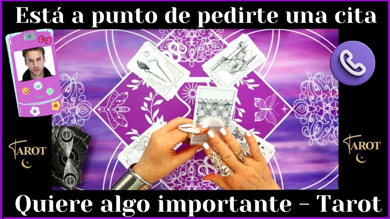 UNA CITA EN PUERTA ❗ ❗ALGUIEN NECESITA PLANTEARTE ALGO IMPORTANTE💜 ❤️ LECTURA DE TAROT AMOR 💜 ❤️