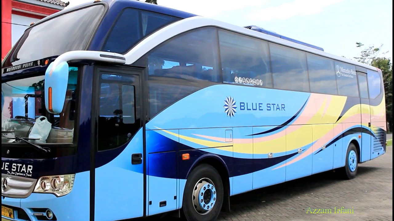 blue star tour bus