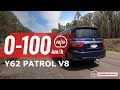 2020 Nissan Patrol (Y62) 0-100km/h & engine sound