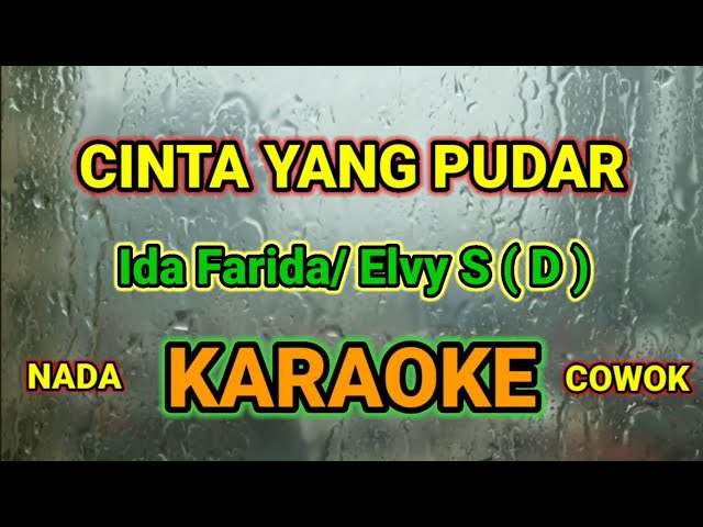 CINTA YANG PUDAR (D) KARAOKE || NADA COWOK class=