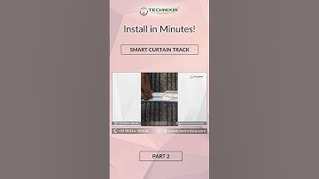 Quick Smart Curtain Track Installation | Easy Home Automation Guide | Part 2 | #shorts #viralshorts