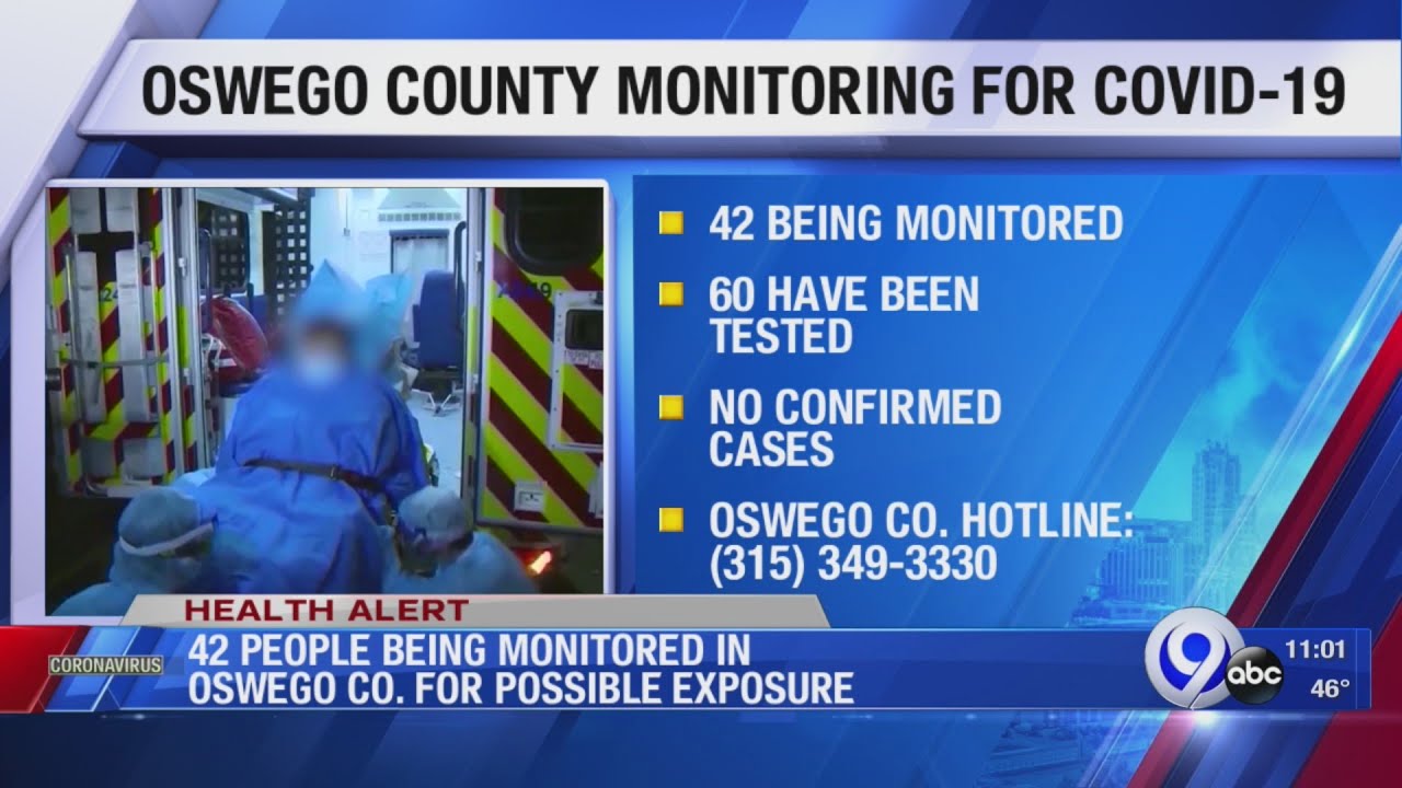 42 people being monitored in Oswego County for possible exposure to coronavirus