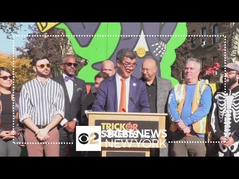 NYC DOT officials talk about trick-or-treat streets