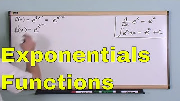 Lesson 13 - Derivatives and Integrals Exponential Functions (Calculus 1 Tutor)
