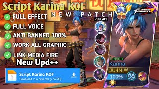 Script Karina KOF - Leona No Password | Full Effect Voice | New Patch