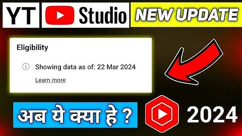 showing data as of: 29 mar 2024 yt studio | showing data as of 29 mar 2024 youtuber ||