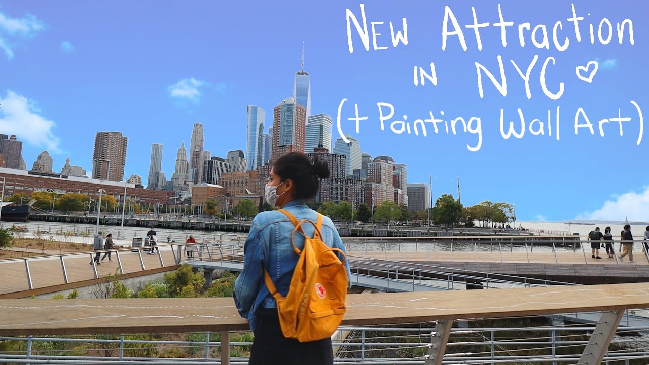 PIER 26 new park in NYC! + Painting Wall Illustrations for the APARMENT!
