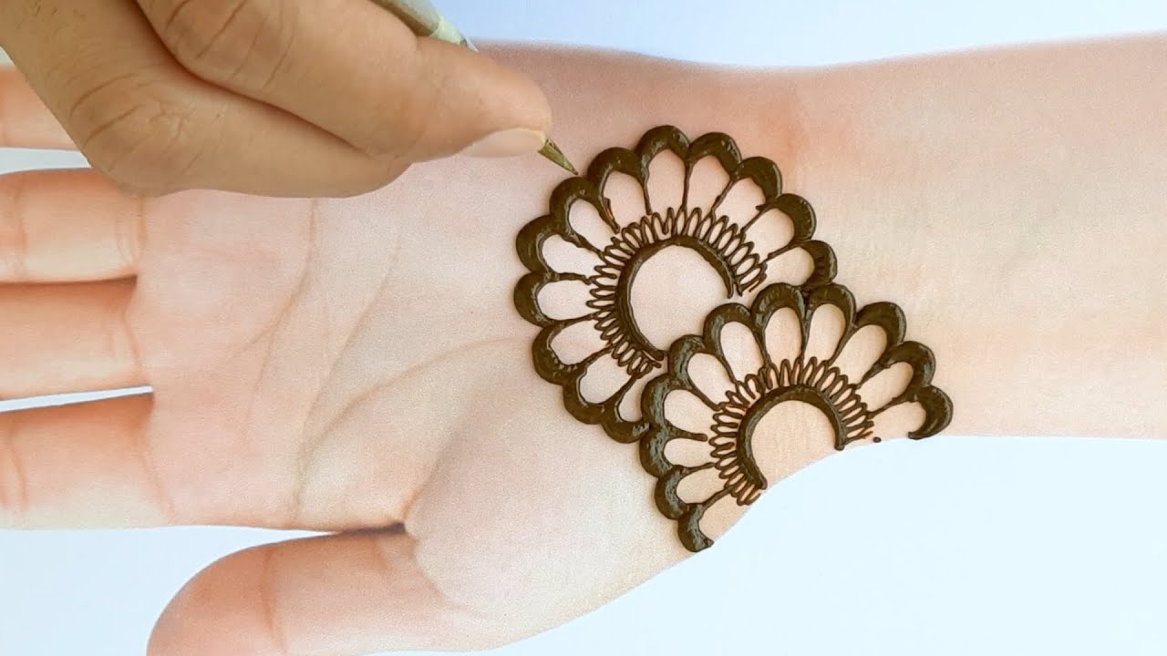 New latest Mehandi ka design - Simple henna/mehndi design - Easy ...
