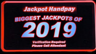 BIGGEST JACKPOTS ON YOUTUBE! ★ ALL MY FAVORITE HANDPAYS FROM 2019 ➜ #THEREITIS!