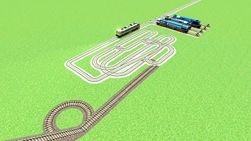  SNAKE TRAIN SIMULATOR GAME GOL CIRCLE TRACKS RUNNING TRACK RAILROAD RAILWORK BEANG 