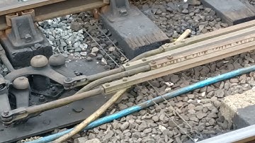 Bridgenorth Railway signal box uses traditional pulls and levers to control track changes etc.