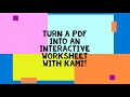 Make an Interactive PDF with Kami!