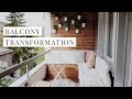 DIY BALCONY TRANSFORMATION | Outdoor Makeover on a Budget