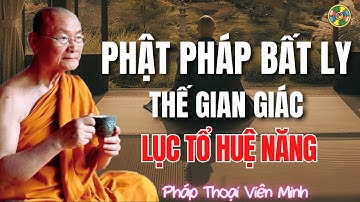 Lục Tổ Huệ Năng: Phật Pháp Bất Ly Thế Gian Giác - Giác Ngộ Giữa Đời |HT Viên Minh