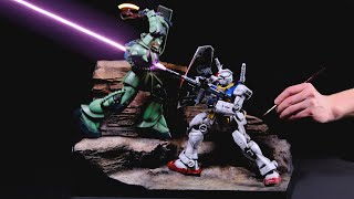 Making Gundam Combat Diorama | Perfect Grade Unleashed!