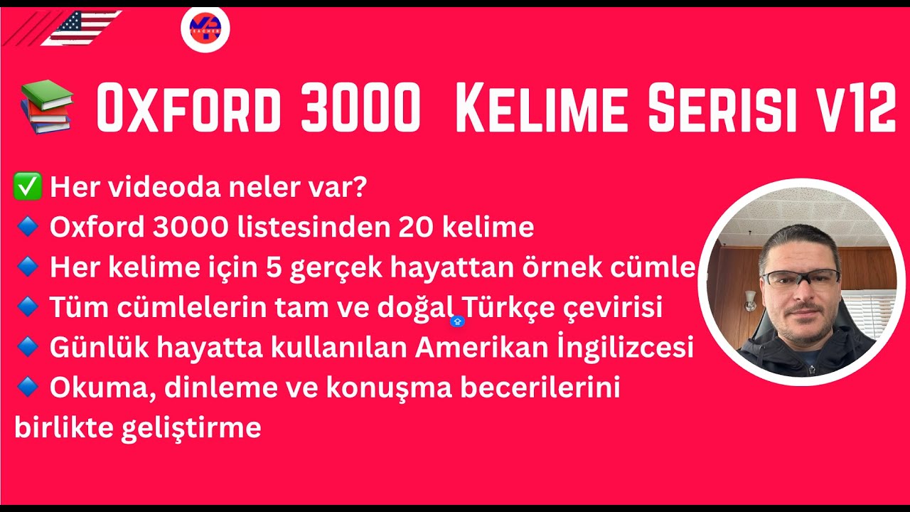 Oxford 3000 | İngilizcede En Önemli Kelimeler (171–190) | Boy – Busy | Teacher Speaks Only English