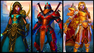 All Heroes in Dungeon & Heroes: 3D RPG Game