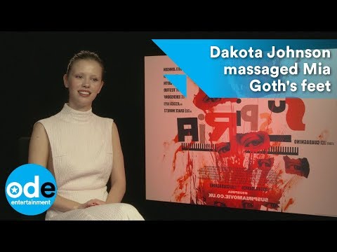 Dakota Johnson massaged Mia Goth's feet on Suspiria set