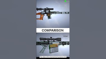 Gaming Sniper War – Barrett M82 vs VSS 🎯 #reload #animation #gaming #3d #war #gameplay #share #csgo