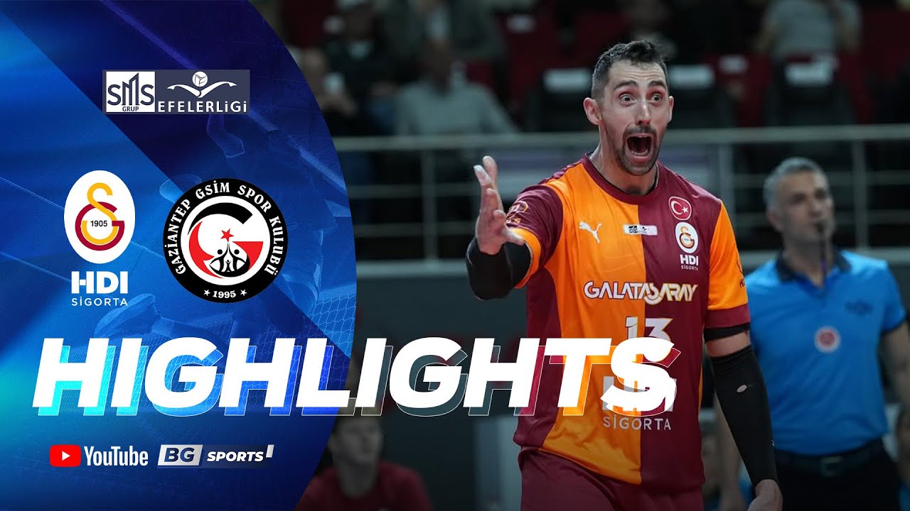 HIGHLIGHTS : Galatasaray Hdi Si̇gorta vs Gazi̇antep Gençli̇k Spor | SMS Grup Efeler Ligi 2025/26