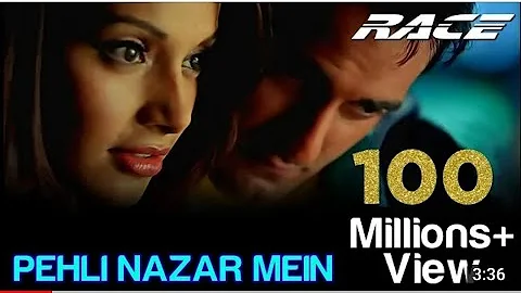 Pehli Nazar Mein - Full Video | Race I Akshaye , Bipasha & Saif Ali | Atif Aslam | Pritam | Tips