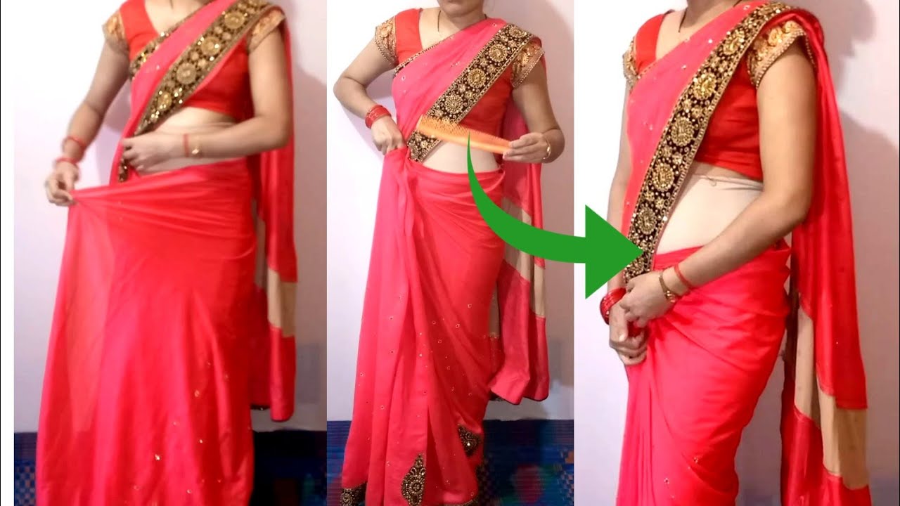Saree draping tips for beginners!saree draping tips step by step