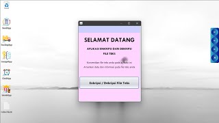 Software Testing Aplikasi Enkripsi - Dekripsi File Teks screenshot 1