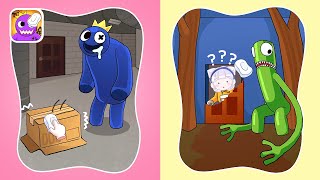 레인보우 친구들과 한 부분 지우기! Rainbow DOP Game screenshot 2