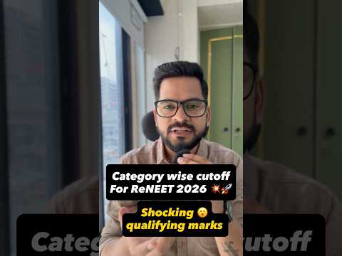 ReNEET 2026 Category wise cutoff #shorts #sachinsirphysics