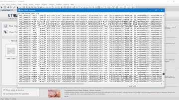 [ETABS] CONVERT UNIFORM LOAD SETS TO LOAD PATTERNS