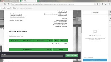 Online Bill & Pay - Invoice on PandaDoc Via Stripe - Clients