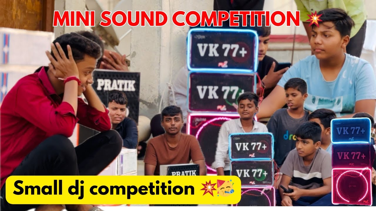 Vlog #11 || लहान मुलांचे mini sound competition 💥🤩 || Mini sound ...