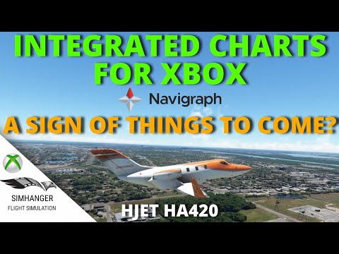 MSFS XBOX | Navigraph integrated charts available for HJET HA420 | A first for Xbox