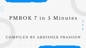 PMBOK 7 in 5 Minutes