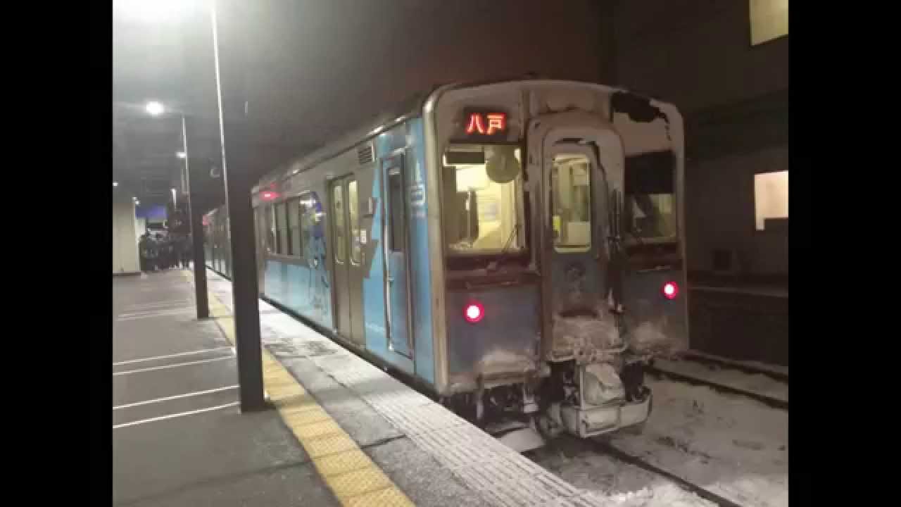 【青い森701-101(未更新車)】IGRいわて銀河鉄道 青い森701系4534M 八戸～盛岡(走行音) 2014年12月22日