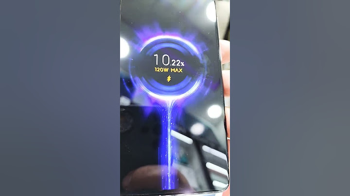 Very fast charging  120.W