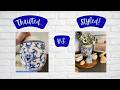 How I styled my Thrifted Vase | Decorating a Cozy Kitchen Corner for Spring and Easter