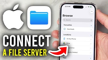 How To Connect To File Server or NAS Server On Files On iPhone - Step By Step